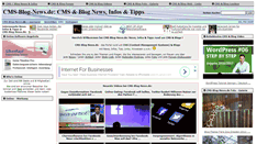 Desktop Screenshot of cms-blog-news.de